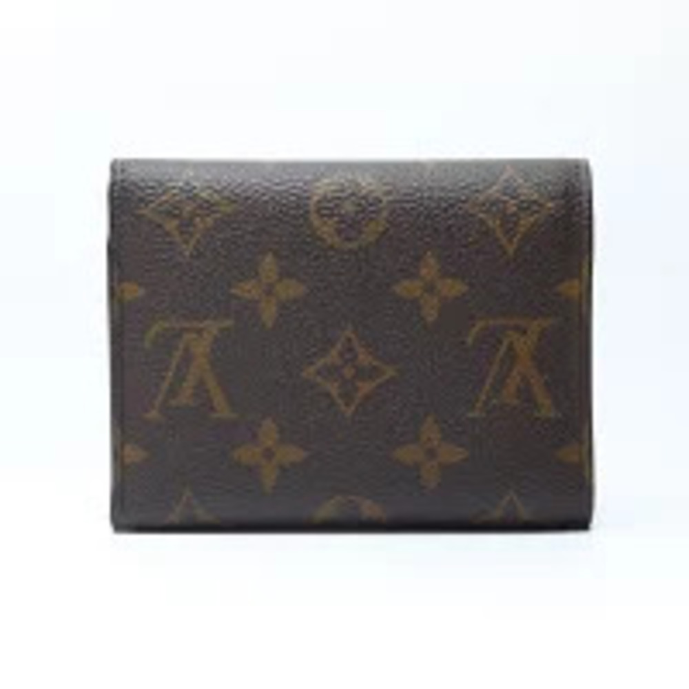 Louis Vuitton Portefeuille Victorine Tri fold Wallet Brown